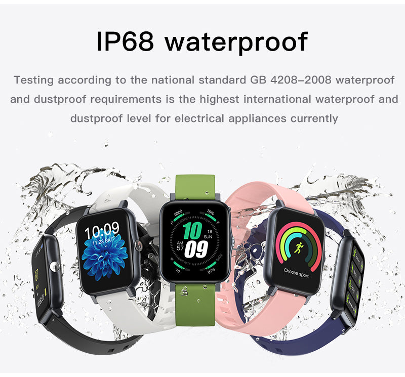 [Limited Time Offer !!!] Full Screen IP68 Waterproof Ultra-Thin Smartwatch