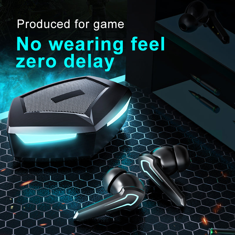 [Limited Time Offer !!!] TWS Gaming headset Bluetooth 5.1 Wireless Earphone