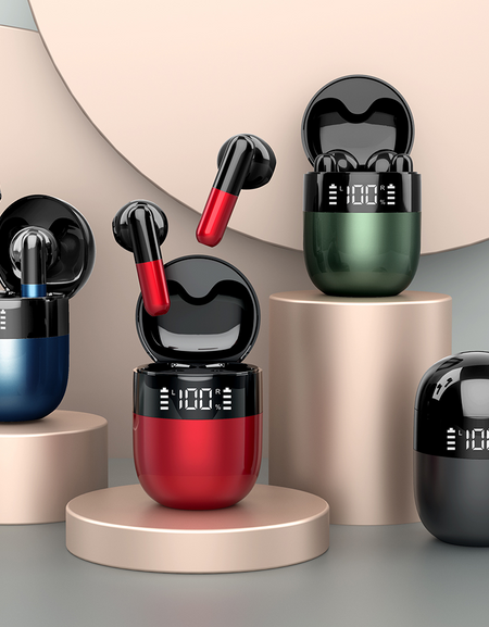 [Limited Time Offer !!!] Comfortable Wear HIFI Stereo Sport Bluetooth TWS Wireless Headsets