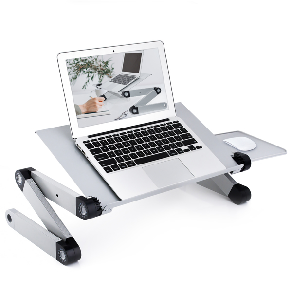 [Limited Time Offer !!!] Adjustable Height Laptop Stand for Desk Ergonomic Computer Table