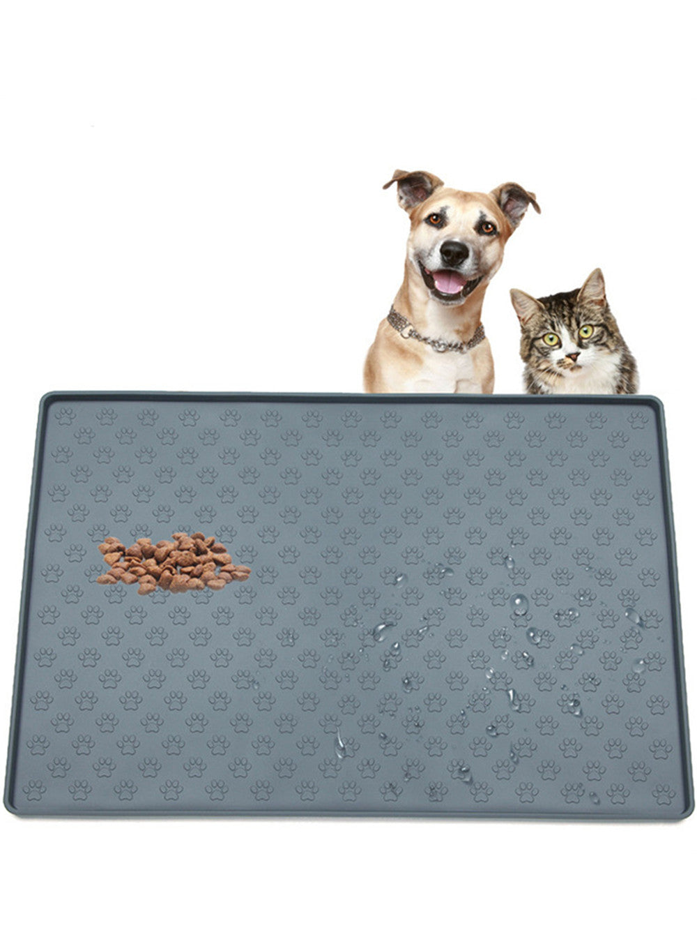 [Limited Time Offer !!!] Non-Slip Waterproof Pet Food Mat Silicone Pet Food Drinking Mat