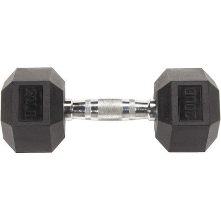 [Limited Time Offer !!!] BalanceFrom Rubber Encased Hex Dumbbell Single DB20S