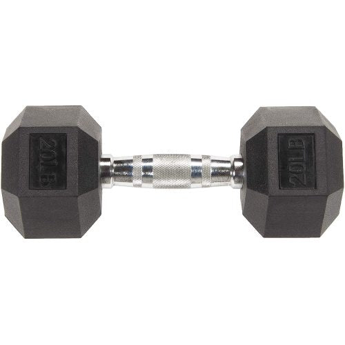 Load image into Gallery viewer, [Limited Time Offer !!!] BalanceFrom Rubber Encased Hex Dumbbell Single DB20S
