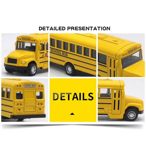 Load image into Gallery viewer, [Limited Time Offer !!!] Alloy Inertial School Bus Model Car Model For Gifts Kids Boy Toys
