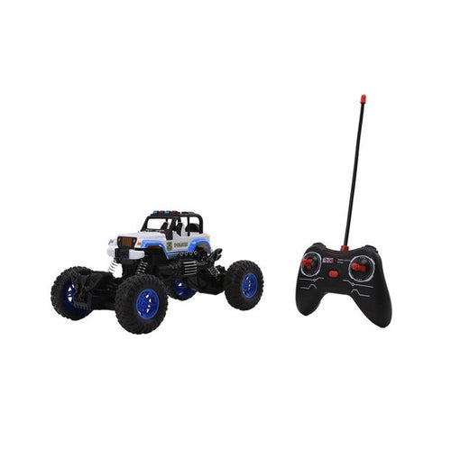 Load image into Gallery viewer, [Limited Time Offer !!!] 27MHZ 4CH Remote Control Police Crawler With Lights 1/18 Scale
