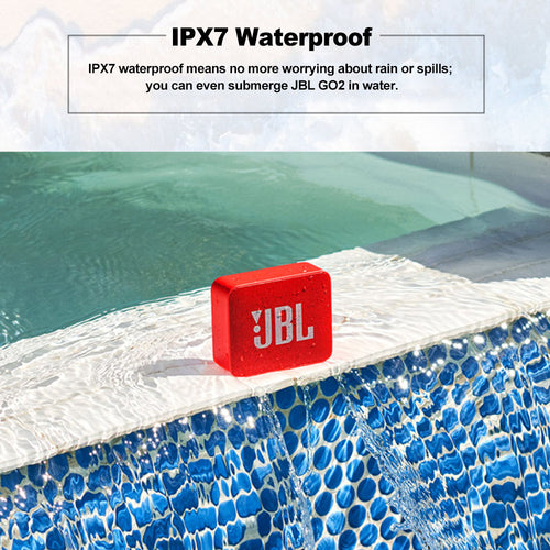Load image into Gallery viewer, [Limited Time Offer !!!] JBL GO 2 Wireless Bluetooth Speaker IPX7 Waterproof With Mic
