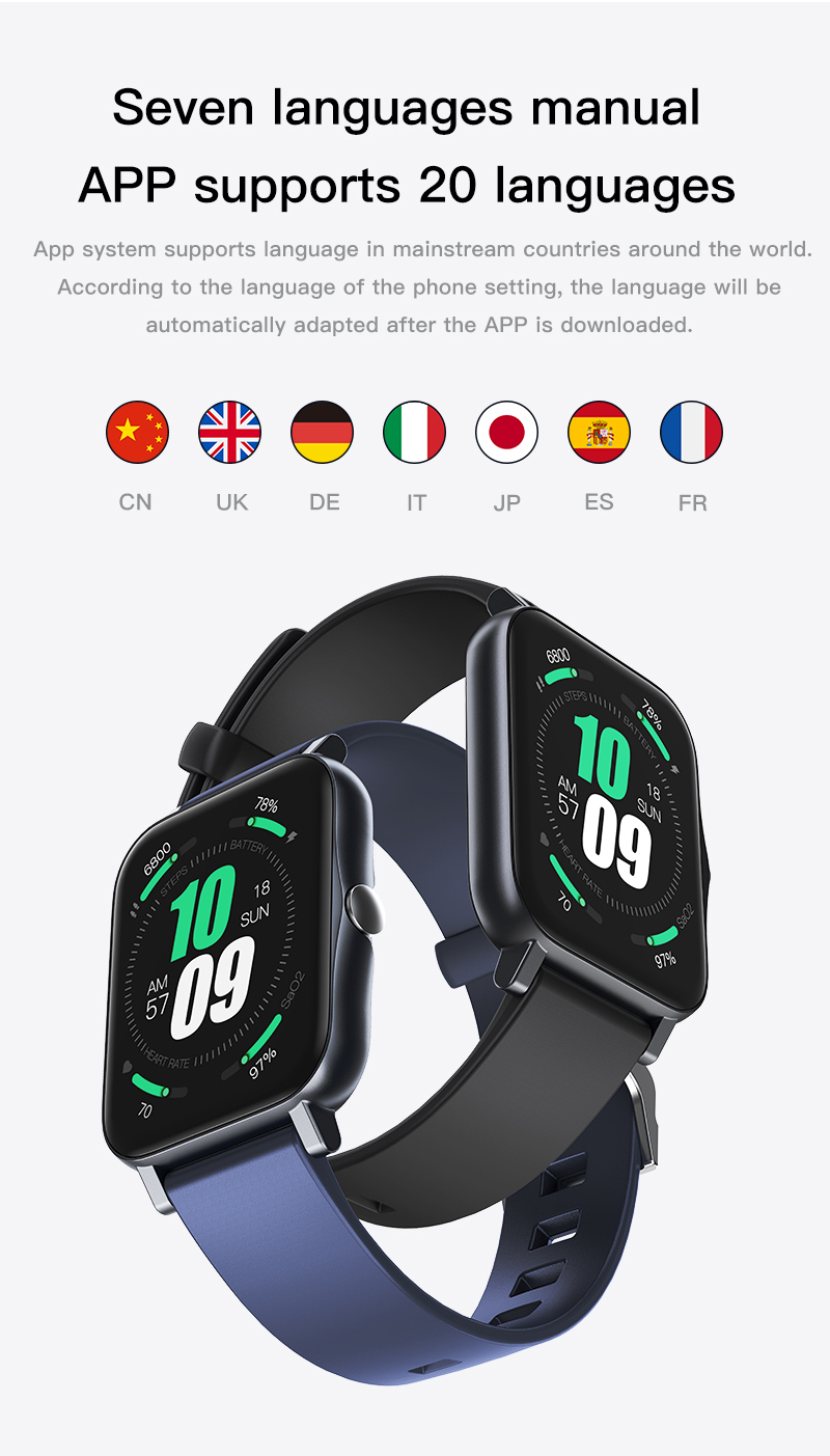 [Limited Time Offer !!!] High Quality Waterproof Full Touch Screen Sport Bluetooth SmartWatch