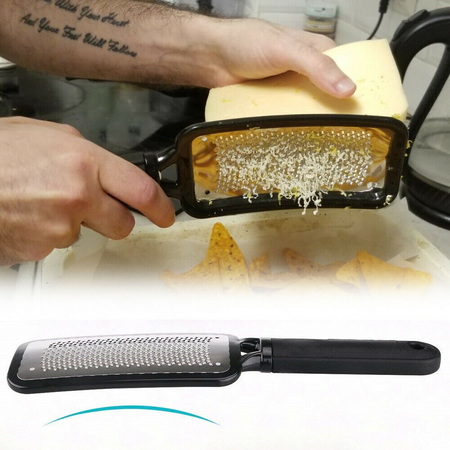 Handheld Stainless Steel Cheese Grater for Kitchen
