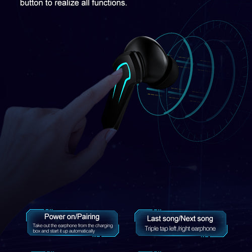 Load image into Gallery viewer, [Limited Time Offer !!!] TWS Gaming headset Bluetooth 5.1 Wireless Earphone
