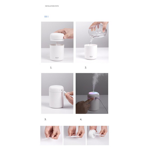 Load image into Gallery viewer, Portable Air Humidifier Aroma Essential Oil Diffuser for Car Home
