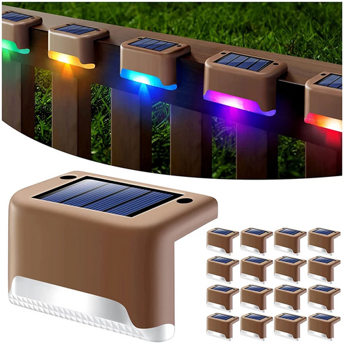 Load image into Gallery viewer, Solar Deck Lights LED Waterproof Outdoor Solar Powered LED Step Light

