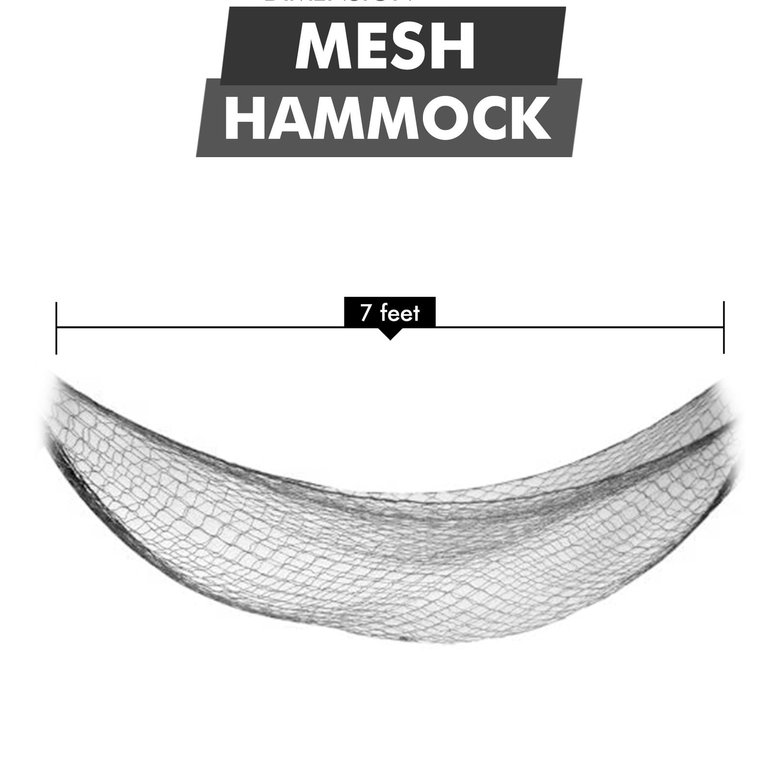 [Limited Time Offer !!!] 7ft Nylon Hammock - Portable and Easy to Set Up - Holds up to 220LBs