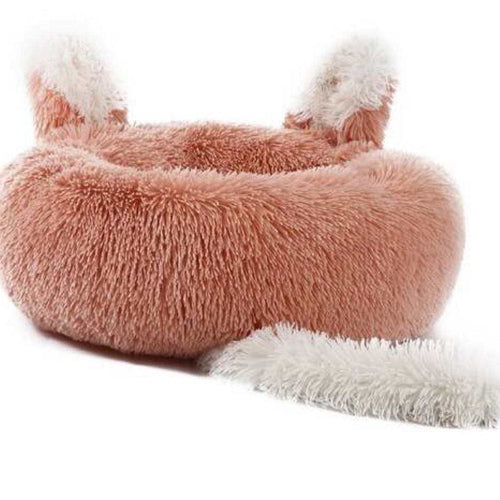 Load image into Gallery viewer, [Limited Time Offer !!!] Plush Pet Bed with Ears and Tail for Cats and Small Dogs
