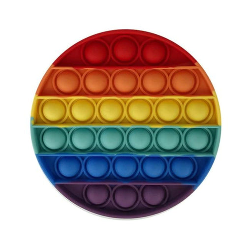 Load image into Gallery viewer, [Limited Time Offer !!!] Colorful Rainbow Bubble Press Fidget Stress Relief Toy ( 4 pcs set)
