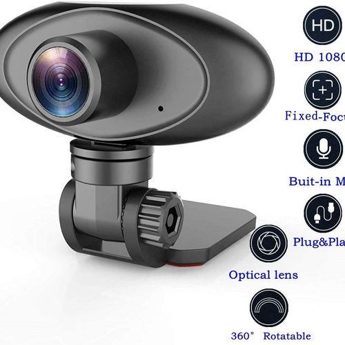 Load image into Gallery viewer, [Limited Time Offer !!!] HD 1080P Webcam Noise Reducing USB Computer Desktop Camera
