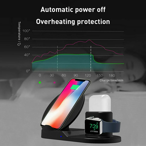 Load image into Gallery viewer, 3 in 1 Wireless Fast Charger Stand Dock
