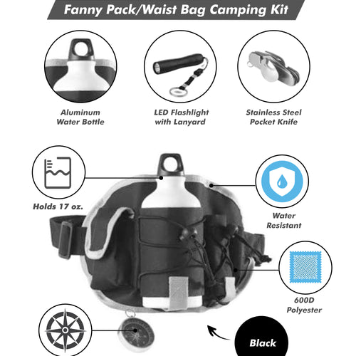 Load image into Gallery viewer, [Limited Time Offer !!!] Waist Bag Camping Kit
