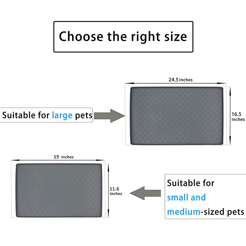 [Limited Time Offer !!!] Non-Slip Waterproof Pet Food Mat Silicone Pet Food Drinking Mat