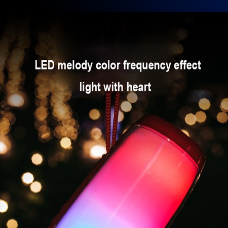 [Limited Time Offer !!!] Wireless Portable Bluetooth Stereo Speaker with LED Light