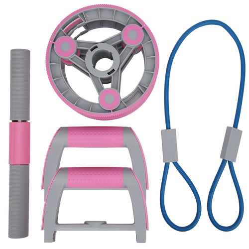 Load image into Gallery viewer, [Limited Time Offer !!!] Multifunctional Abdominal Wheel Pull Strap Gym Fitness Training Set
