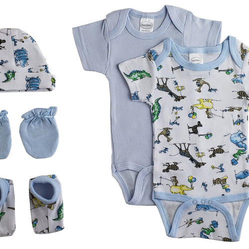 Load image into Gallery viewer, Newborn Baby Boys 5 Pc Layette Baby Shower Gift
