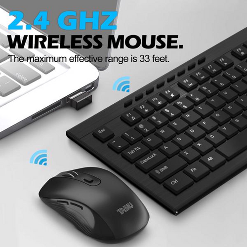 Load image into Gallery viewer, [Limited Time Offer !!!] Adjustable Wireless Keyboard Wireless Mouse Computer Keyboard
