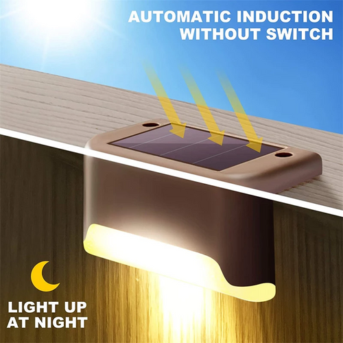 Load image into Gallery viewer, Solar Deck Lights LED Waterproof Outdoor Solar Powered LED Step Light
