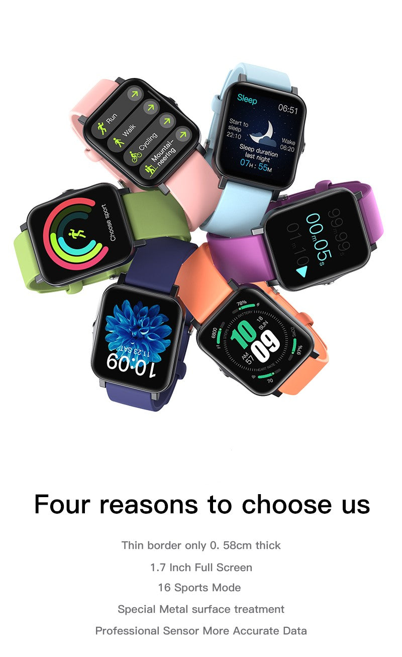 [Limited Time Offer !!!] High Quality Waterproof Full Touch Screen Sport Bluetooth SmartWatch