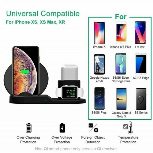 Load image into Gallery viewer, 3 in 1 Wireless Fast Charger Stand Dock
