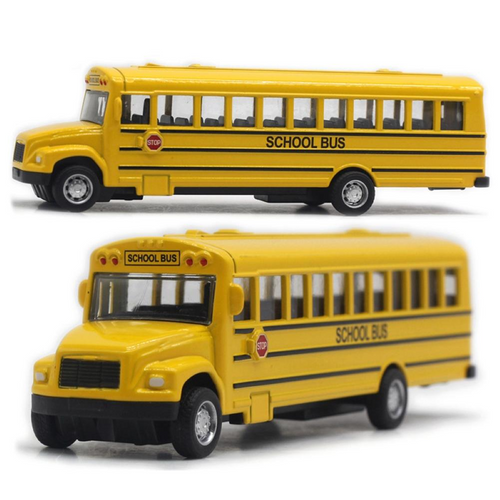 Load image into Gallery viewer, [Limited Time Offer !!!] Alloy Inertial School Bus Model Car Model For Gifts Kids Boy Toys
