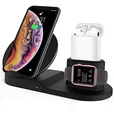Load image into Gallery viewer, 3 in 1 Wireless Fast Charger Stand Dock
