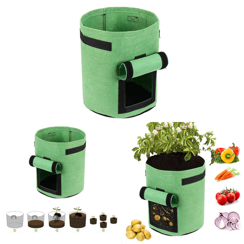 Load image into Gallery viewer, Portable Plant Bag Potato Planting Bag Durable Bag

