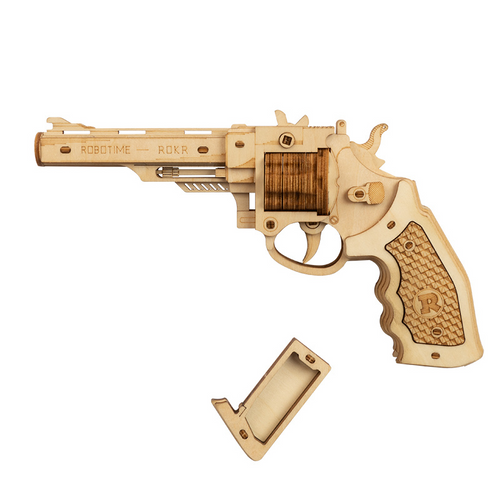 Load image into Gallery viewer, 3D Wooden Puzzle Games Revolver Model Building Kits Toys
