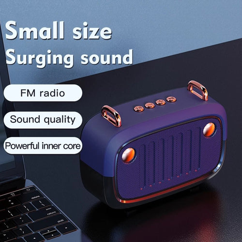 Load image into Gallery viewer, [Limited Time Offer !!!] Portable Wireless Subwoofer Bluetooth V5.0 Speaker With FM
