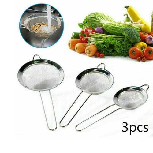Load image into Gallery viewer, Stainless Steel 3 in 1 Liquid Colanders Set
