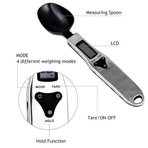 Load image into Gallery viewer, Kitchen Electronic Measuring Spoon Food Scale Digital Spoon Scale

