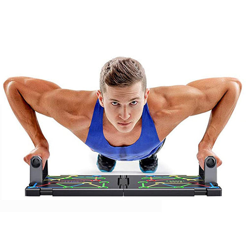 Load image into Gallery viewer, 9 in 1 Push Up Rack Board System Fitness Workout Train Gym Exercise
