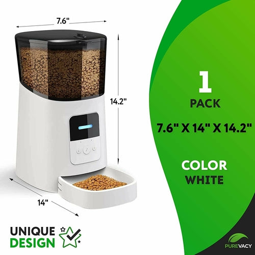 Load image into Gallery viewer, [Limited Time Offer !!!] PUREVACY Automatic Pet Feeder with Programmable Meals and Portions. 6L
