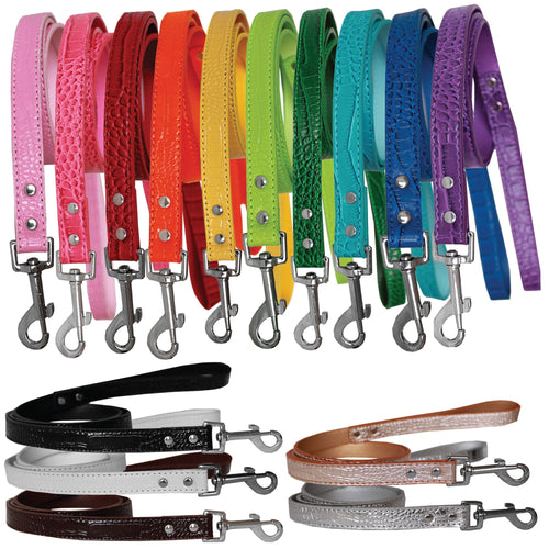 Load image into Gallery viewer, Dog, Puppy &amp; Pet Designer Croc Leash Blank, Plain
