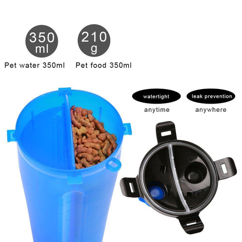 Load image into Gallery viewer, [Limited Time Offer !!!] 2 in 1 Dog Drinking Water Bottle with Bowls
