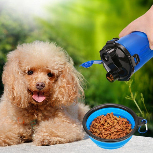 Load image into Gallery viewer, [Limited Time Offer !!!] 2 in 1 Dog Drinking Water Bottle with Bowls
