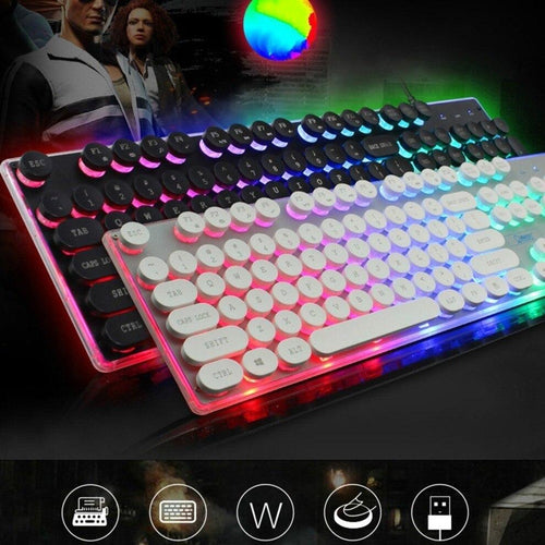 Load image into Gallery viewer, [Limited Time Offer !!!] Dragon LED Backlight Gaming USB Wired Keyboard Mouse Set
