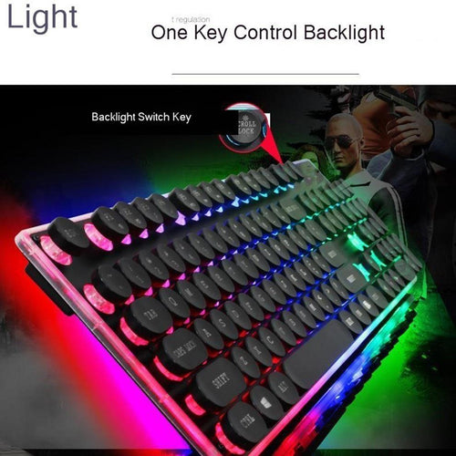 Load image into Gallery viewer, [Limited Time Offer !!!] Dragon LED Backlight Gaming USB Wired Keyboard Mouse Set
