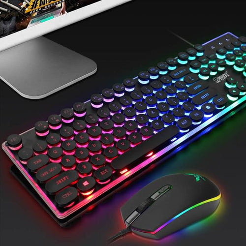 Load image into Gallery viewer, [Limited Time Offer !!!] Dragon LED Backlight Gaming USB Wired Keyboard Mouse Set
