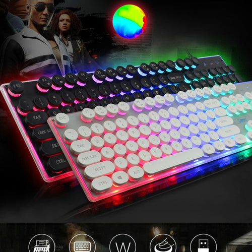 Load image into Gallery viewer, [Limited Time Offer !!!] Dragon LED Backlight Gaming USB Wired Keyboard Mouse Set
