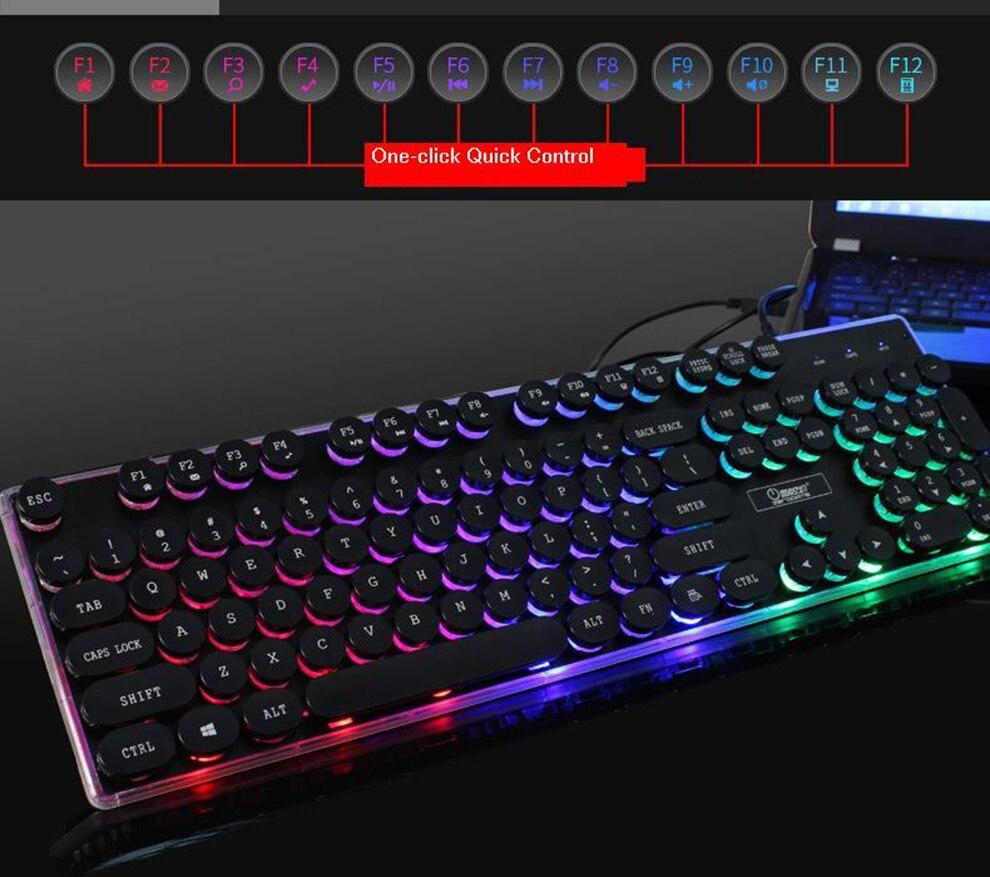 [Limited Time Offer !!!] Dragon LED Backlight Gaming USB Wired Keyboard Mouse Set