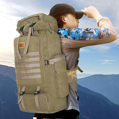 Load image into Gallery viewer, [Limited Time Offer !!!] Waterproof Outdoor Camping Hiking 100L Large Capacity Backpack
