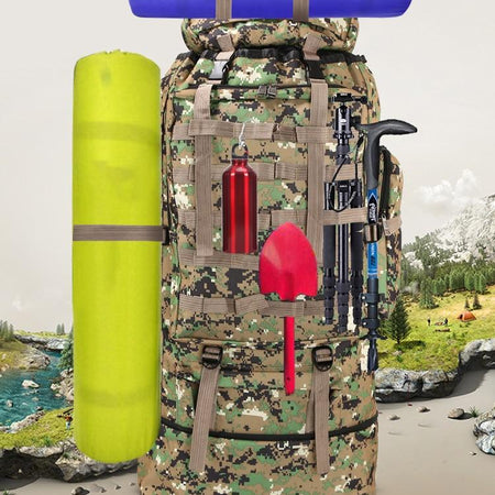 [Limited Time Offer !!!] Waterproof Outdoor Camping Hiking 100L Large Capacity Backpack