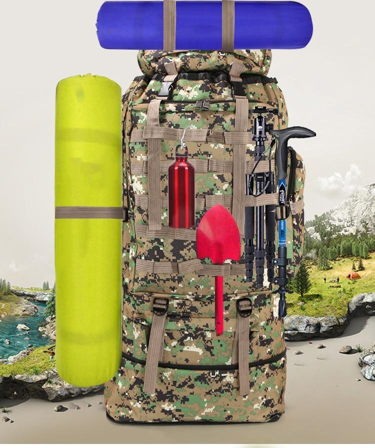 [Limited Time Offer !!!] Waterproof Outdoor Camping Hiking 100L Large Capacity Backpack