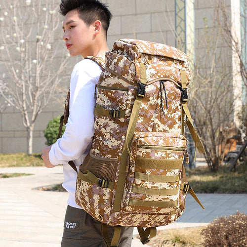 Load image into Gallery viewer, [Limited Time Offer !!!] Waterproof Outdoor Camping 70L Military Backpack
